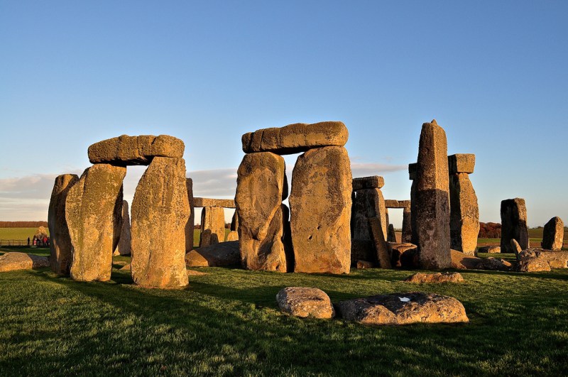 The best preserved stones - in the beautiful light of late afternoon