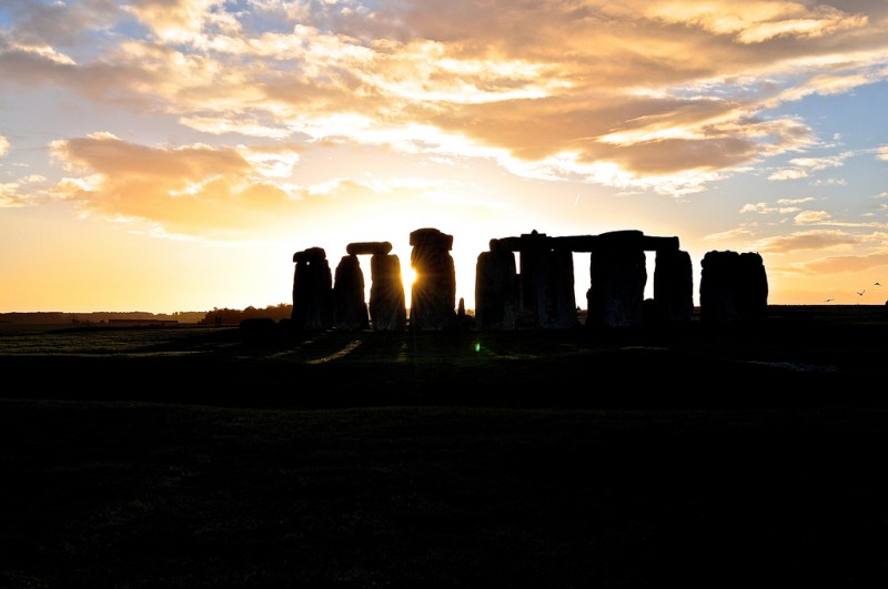 Sunset on Stonehenge