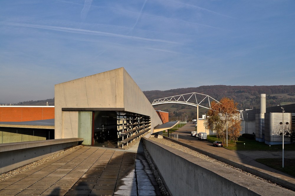 Zaha Hadid Fire Station - Vitra - from the balcony upstairs