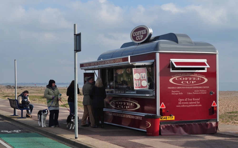 Eastney Coffee Cup by Sue Lowry