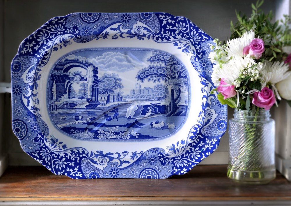 Blue Italian Platter (Large)
