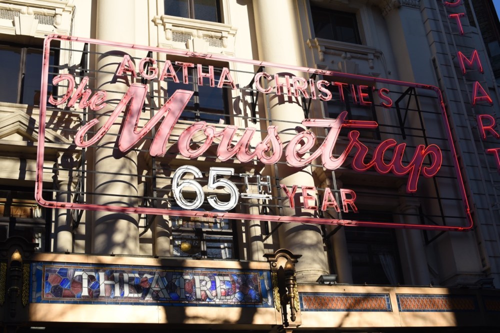 The Mousetrap, London by Sue Lowry