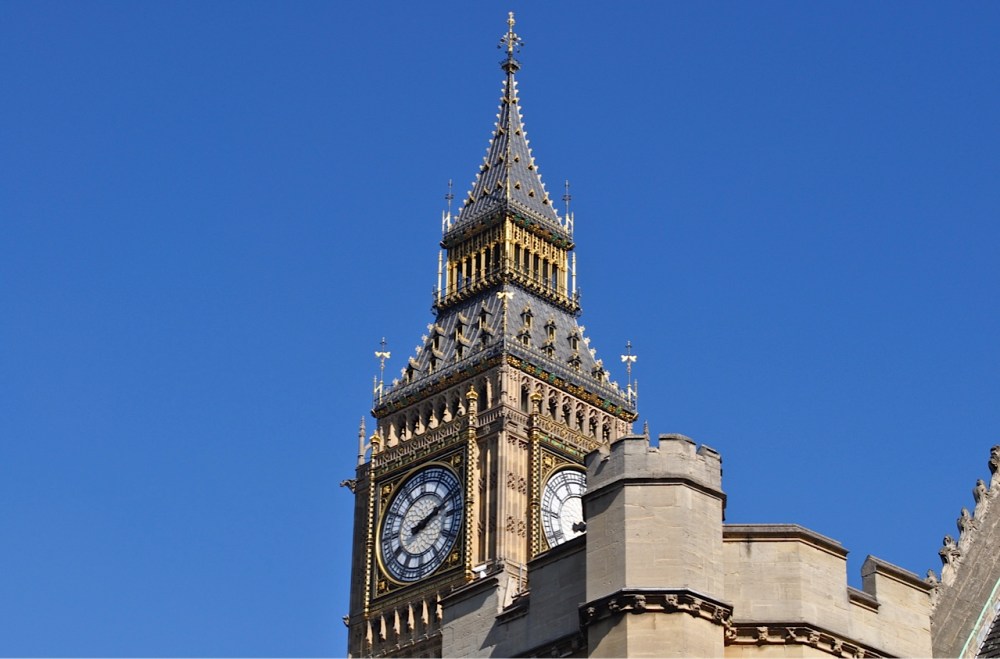 Queen Elizabeth Tower (Big Ben) Westminster by Sue Lowry